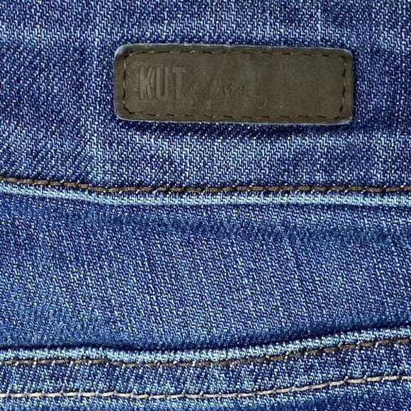 KUT from the Kloth Diana Skinny Jeans Mid Rise Size 2 Pockets Blue Denim Minimal - Picture 9 of 16